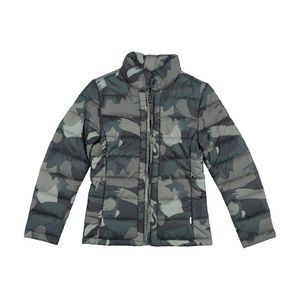 Girls Woolrich Camo Coat